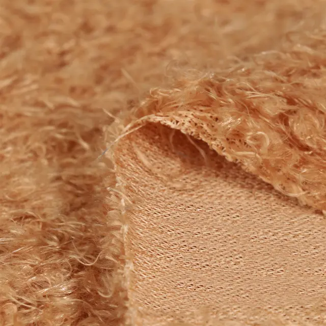 Brown Asta Plush Fabric C002K2550U60